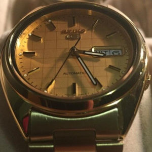 Seiko Mens Gold Watch